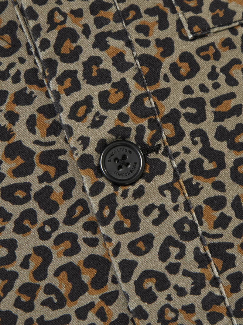 Leopard Print Overshirt - Leopard Print