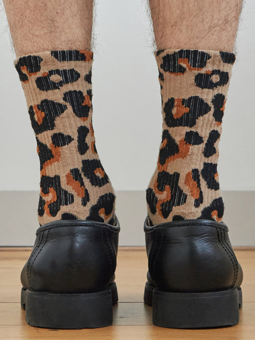 Leopard Print Socks