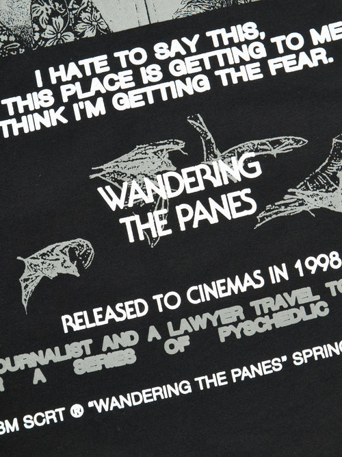 T-shirt à manches longues Wandering the Panes - Noir