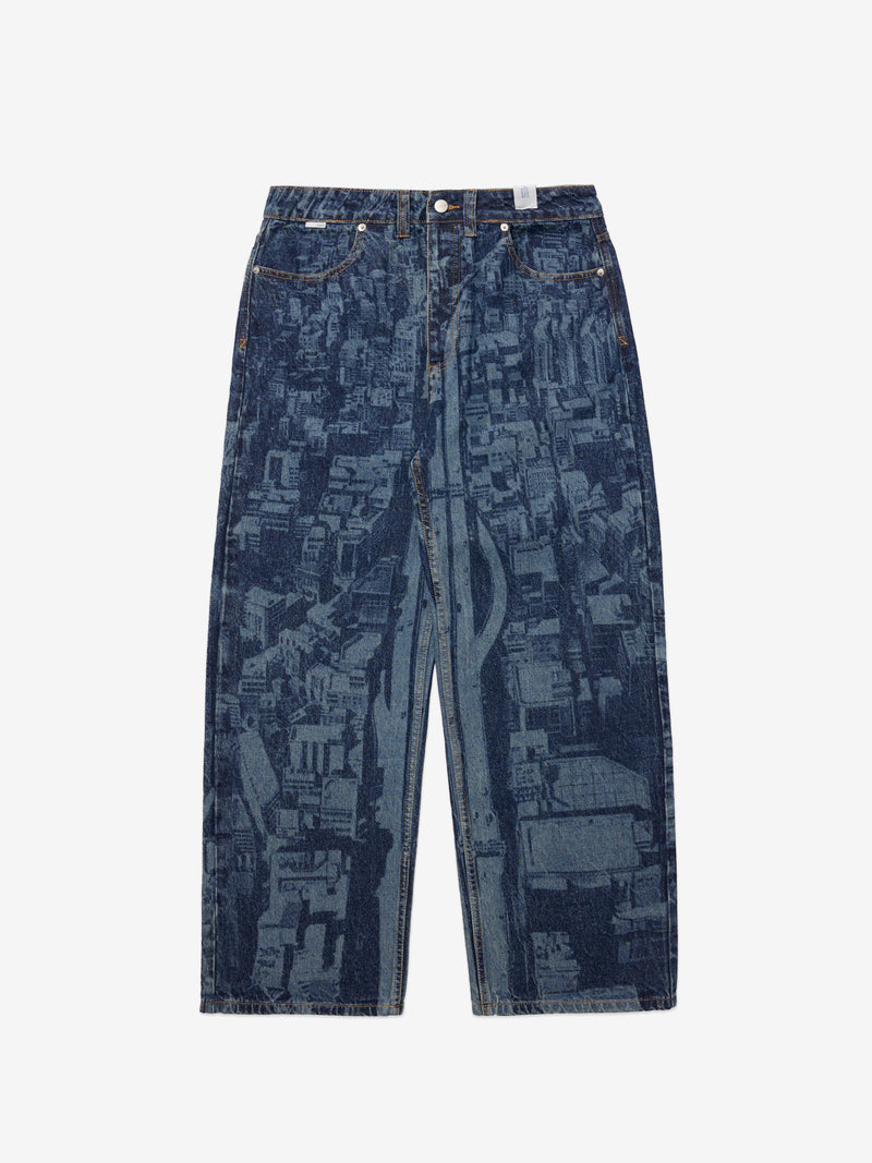 1988 Laser Etched Jeans - Indigo