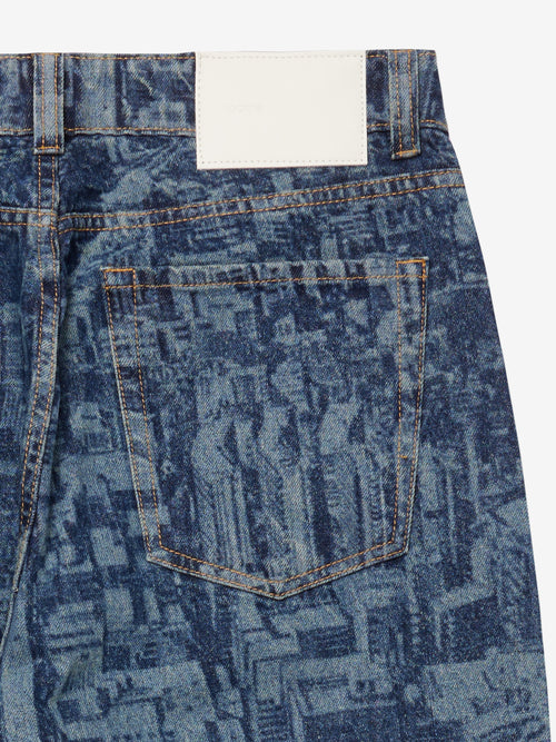 1988 Laser Etched Jeans - Indigo