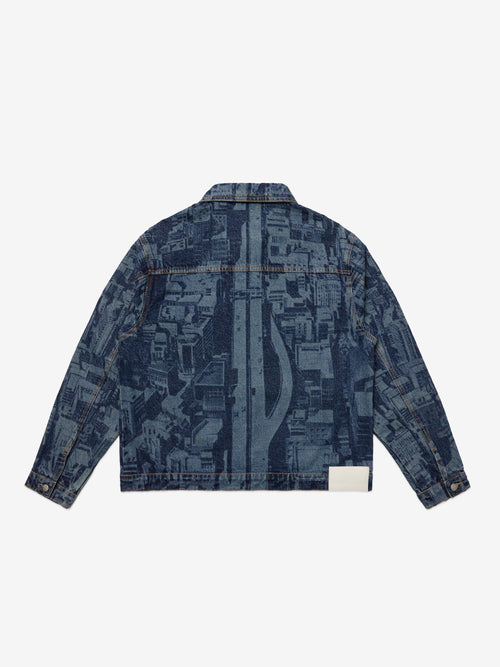 1988 Laser Etched Type-3 Denim Jacket - Indigo