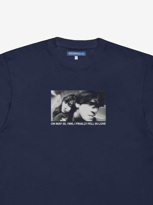 Love in '95 T-Shirt – Marineblau
