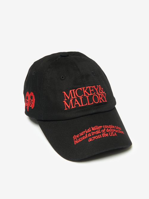 Mickey and Mallory Dad Cap - Black