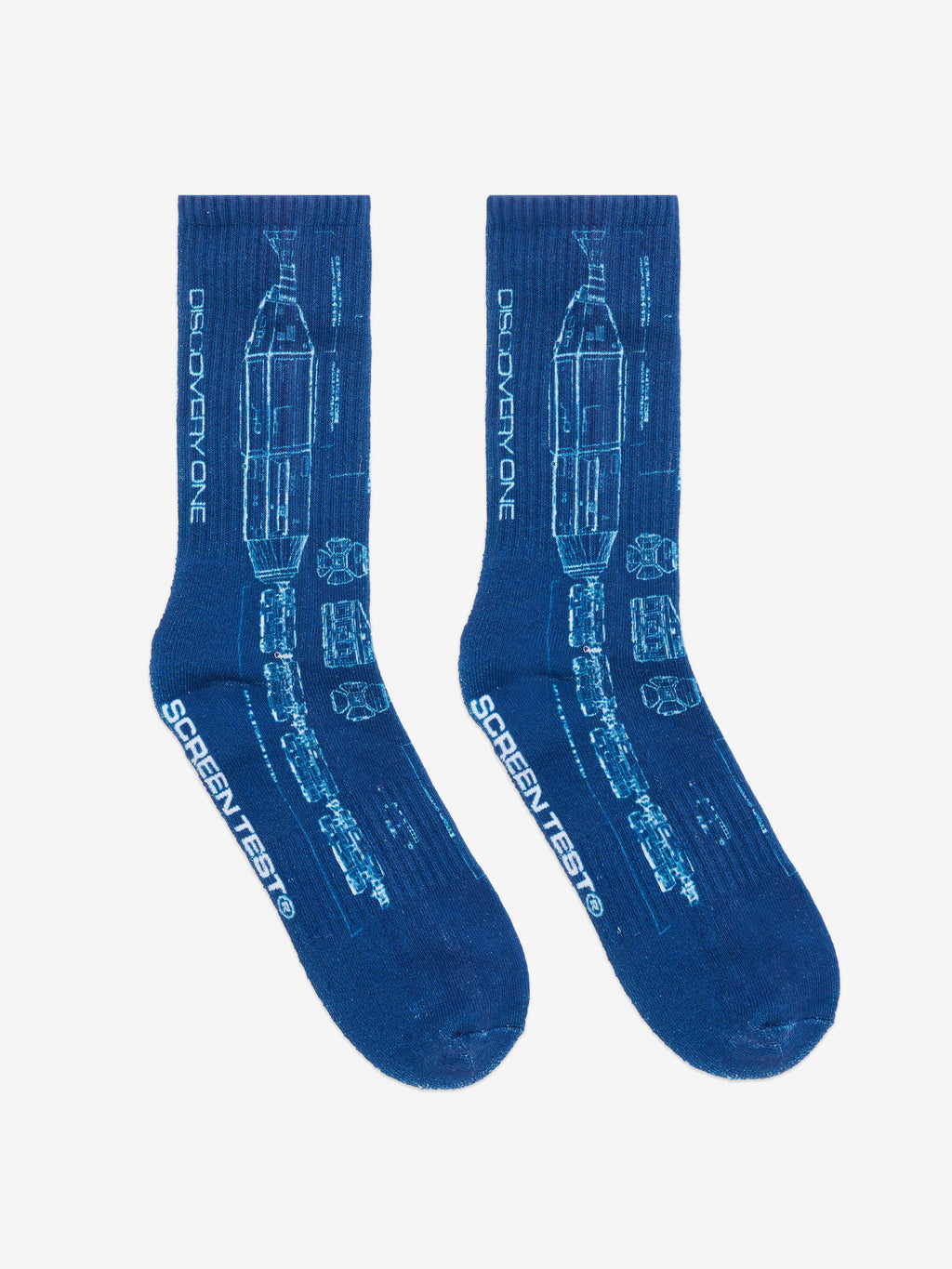 Blueprint Socks - Blue