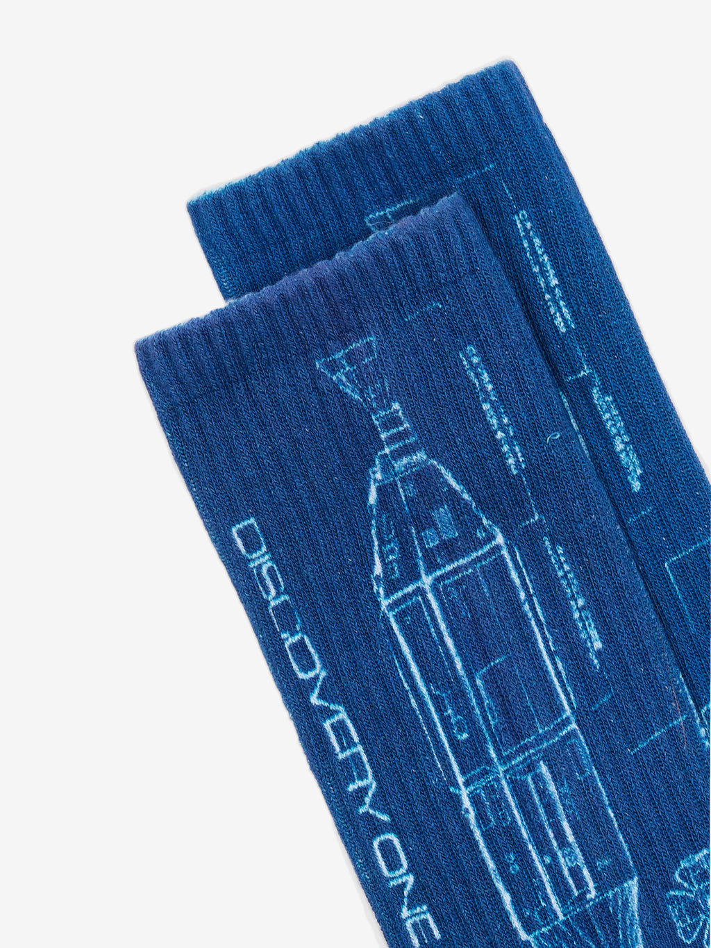 Blueprint Socks - Blue