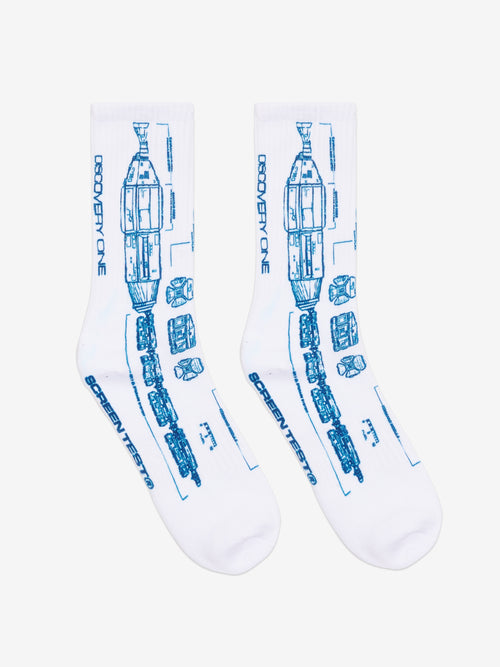 Blueprint Socks - White
