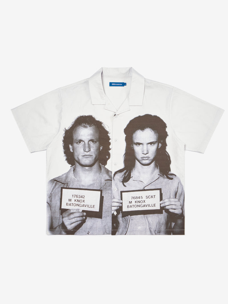 Mugshot Cuban Shirt - Off White