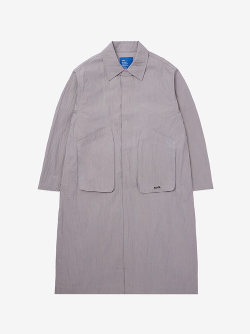 Hologram Mac Coat - Light Grey