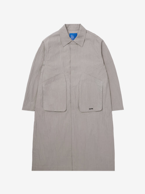 Hologram Mac Coat - Light Grey
