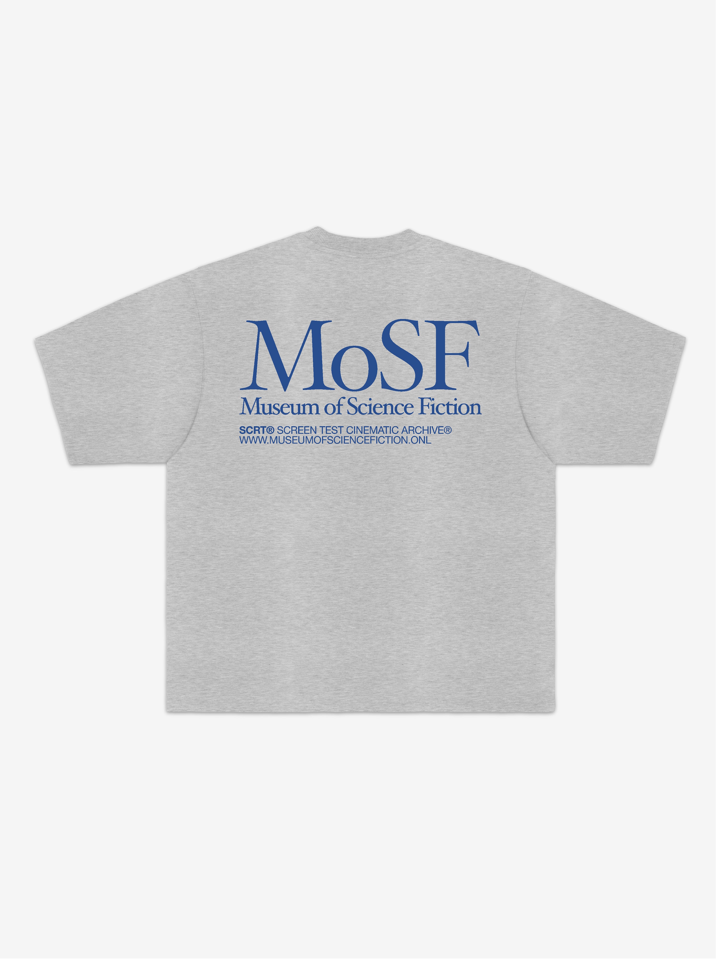 SCRT Museum of Science Fiction Tシャツ MoSF Staff T-Shirt - Heather Grey – SCRT