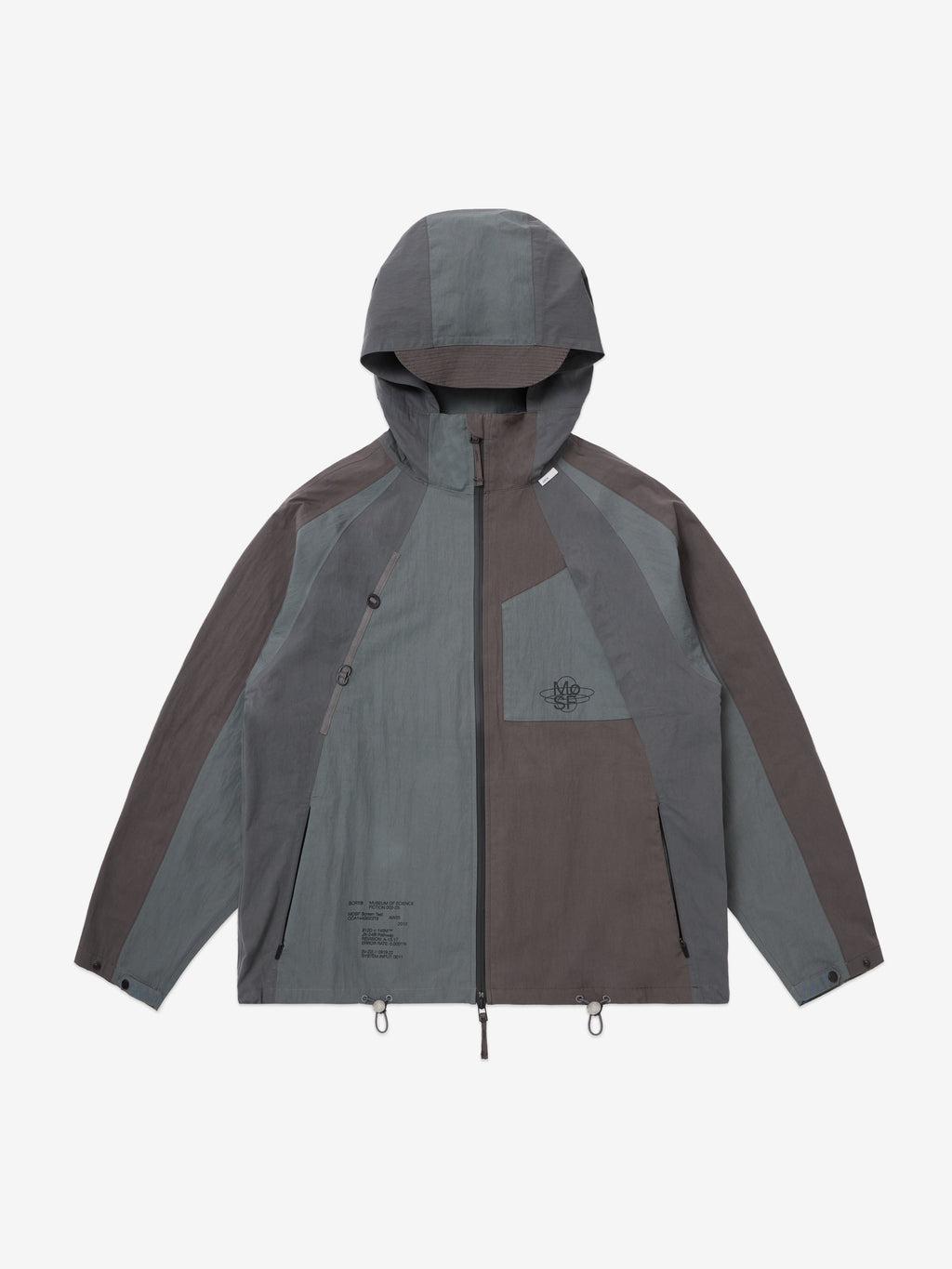 Test Pattern Waterproof Jacket - Mercury