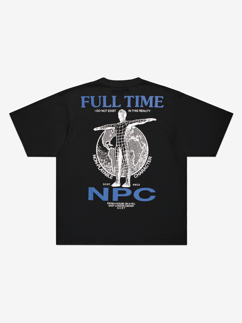 Fulltime-NPC T-Shirt - Black