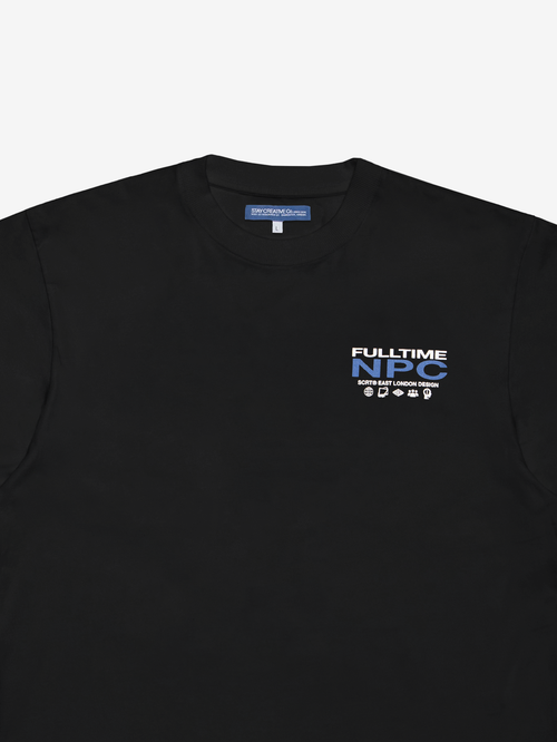 Maglietta Fulltime-NPC - Nera