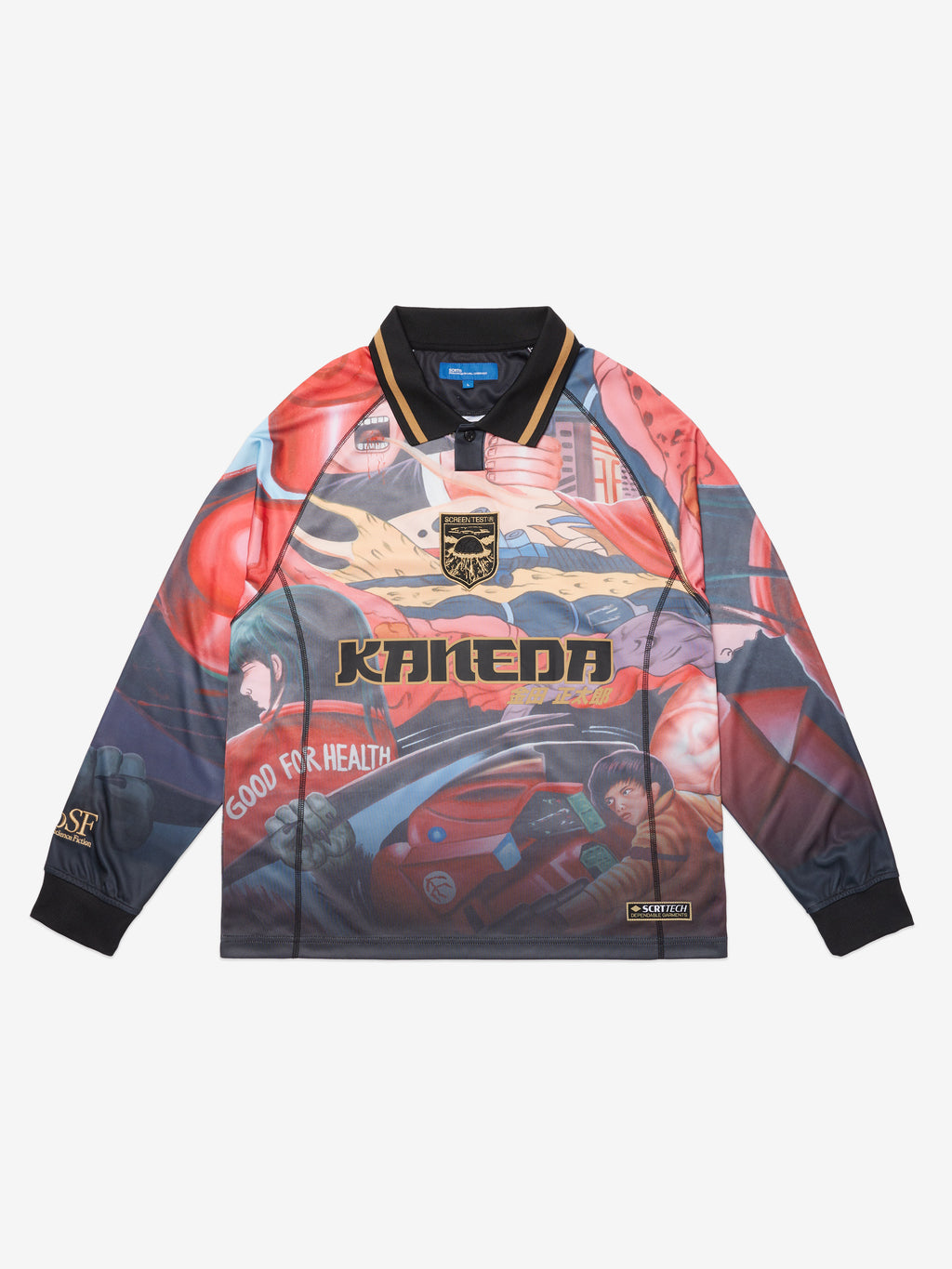 Neo Tokyo Football Jersey - Crimson