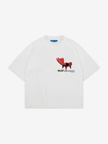オブジェクトTシャツ - ホワイト – SCRT