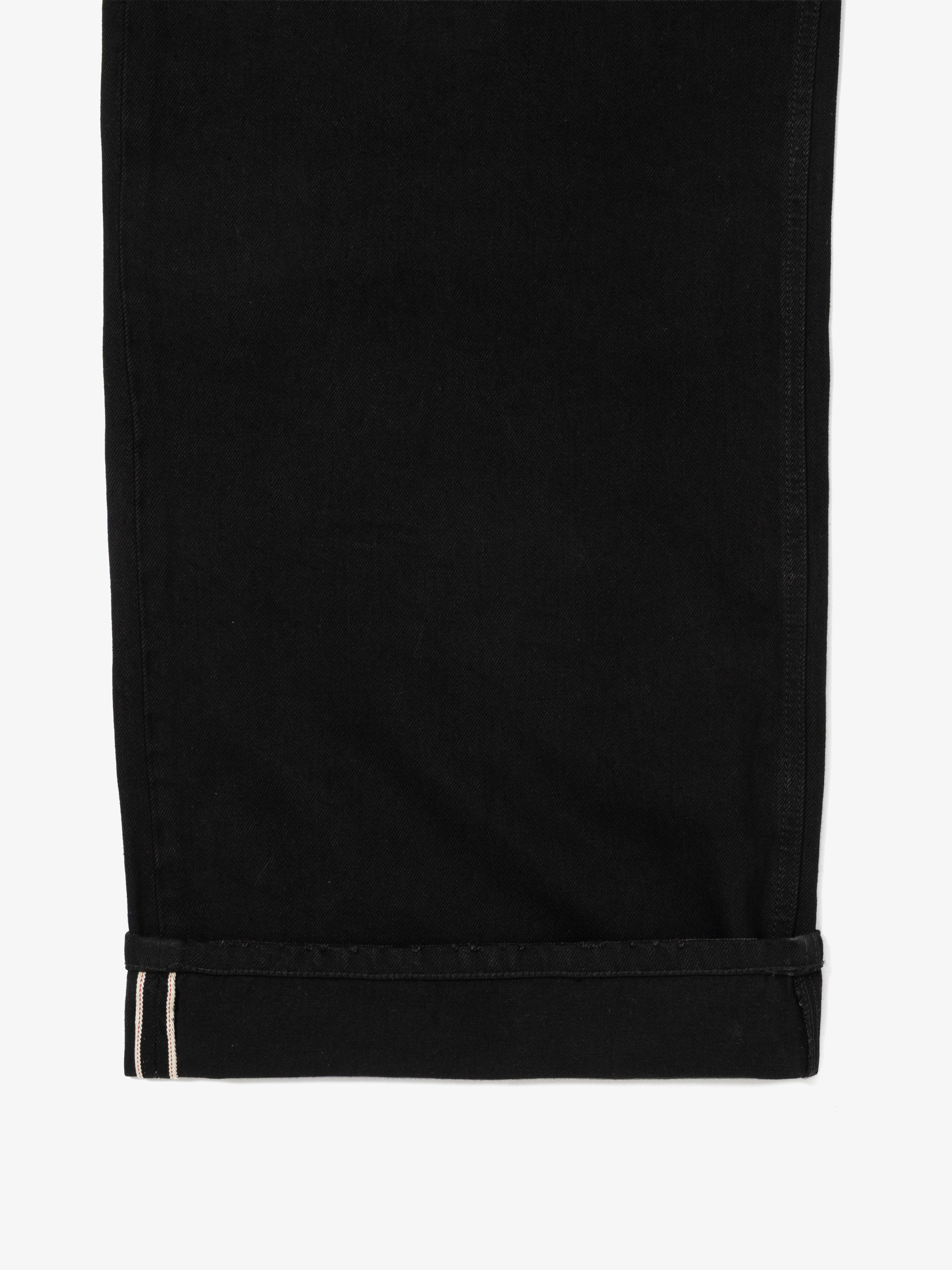 Odessa Pleated Selvedge Jeans - Blackout – SCRT