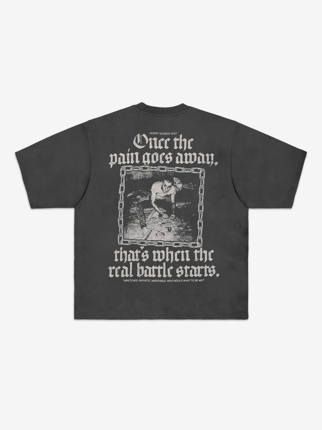 Wretched T-Shirt - Washed Black