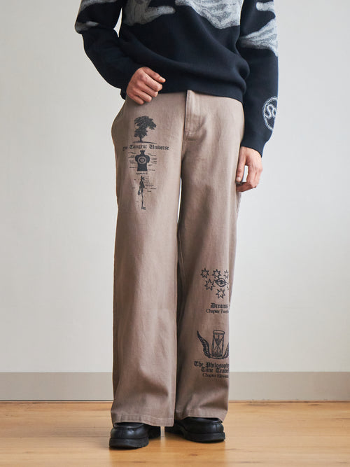 Philosophy of Time Trousers - Brown