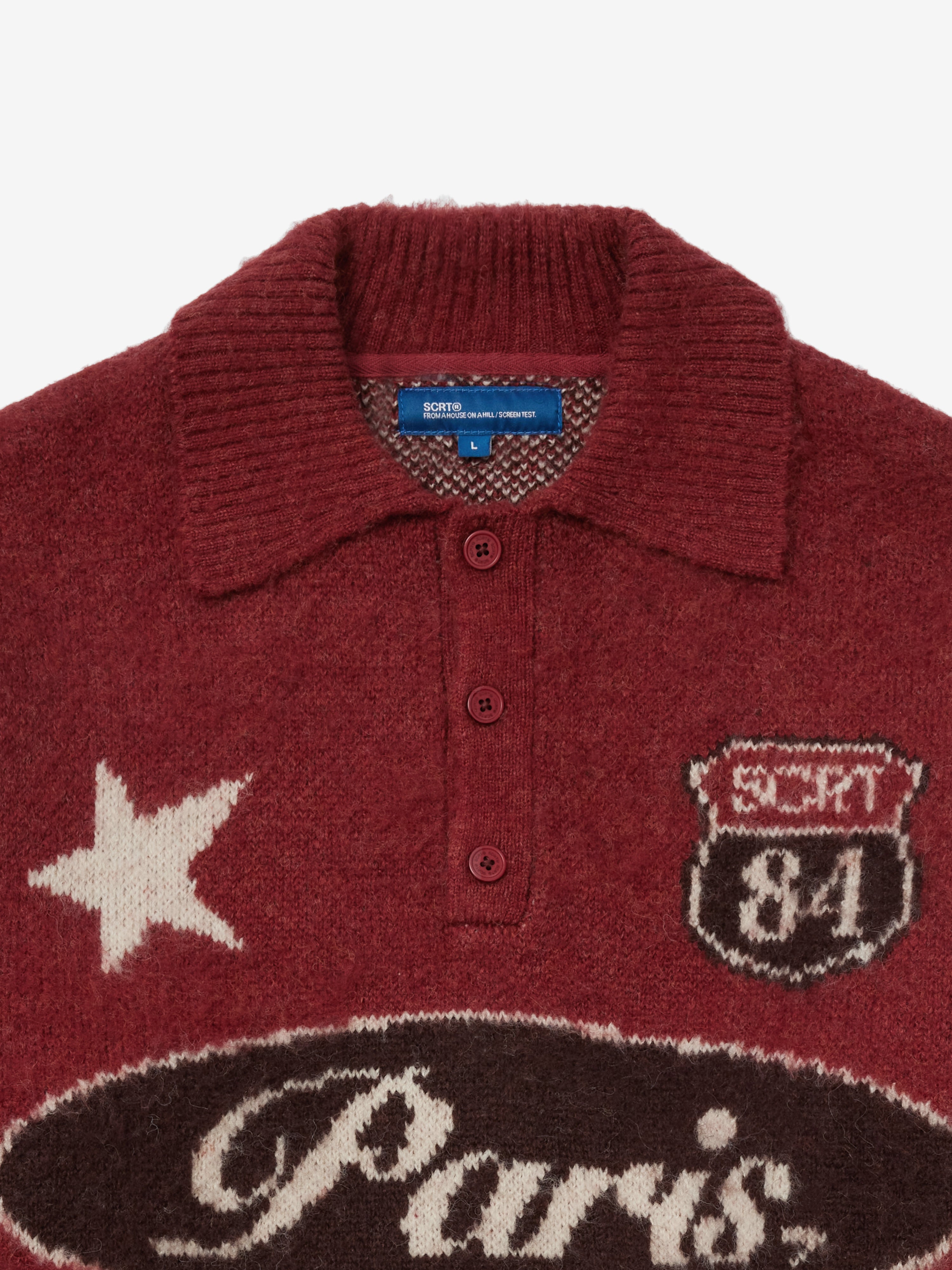 Paris, Texas Knitted Jersey - Dusty Red – SCRT