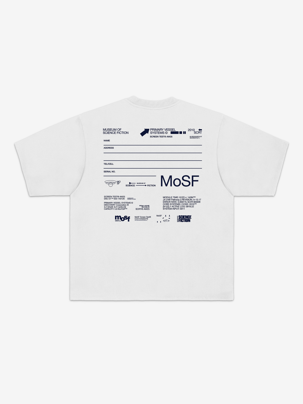 Primary Vessel T-Shirt - White