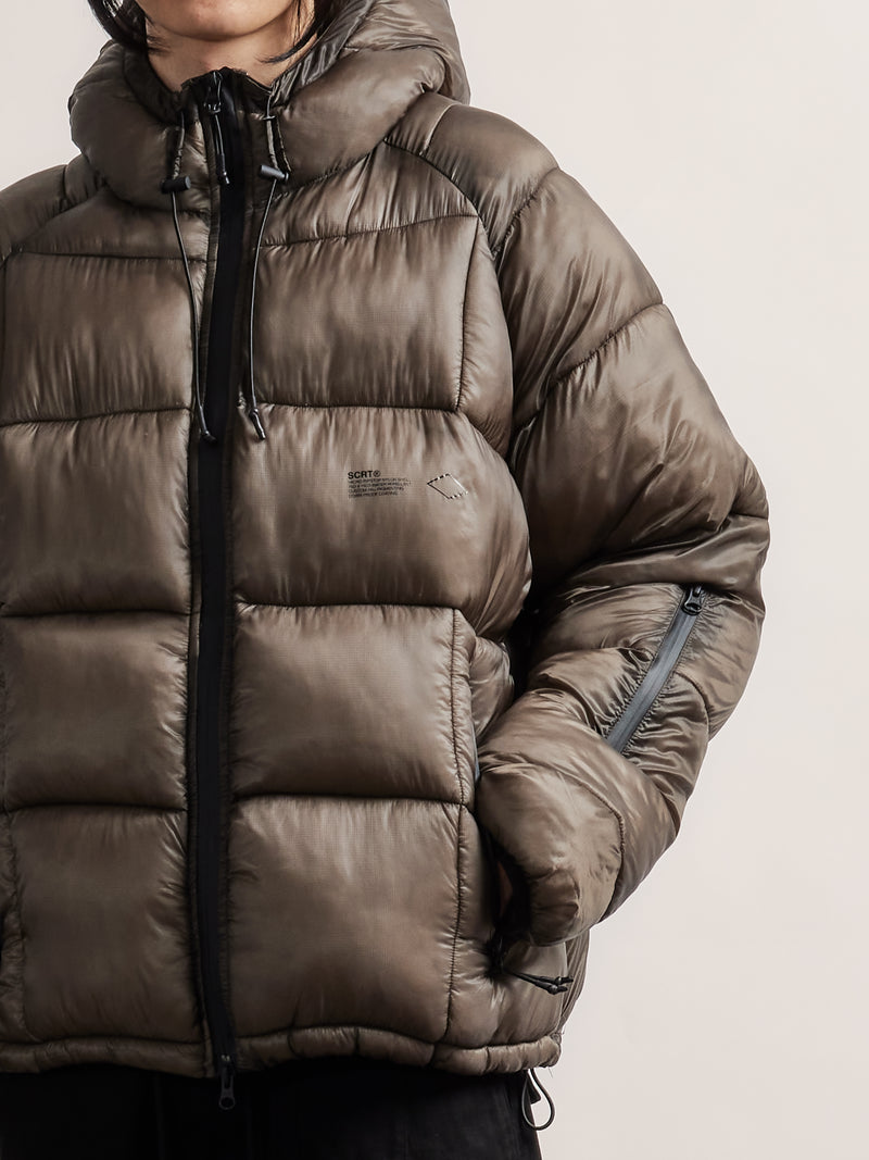 Clavius Base Puffer Coat - Smog