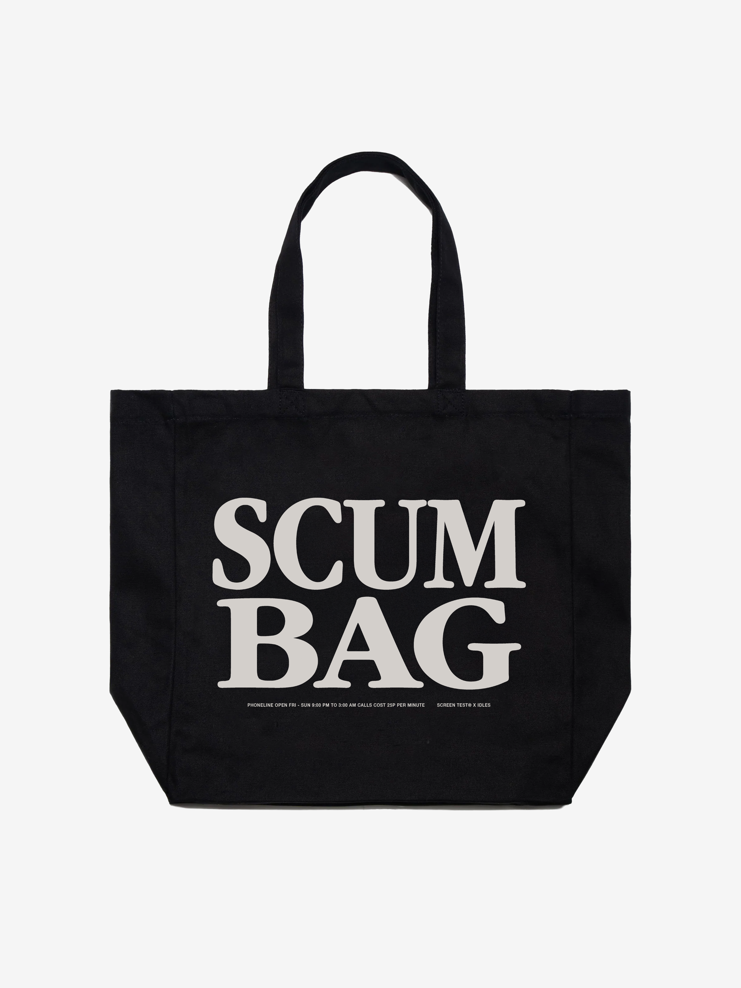 スカムバッグ トートバッグ - ブラック – SCRT