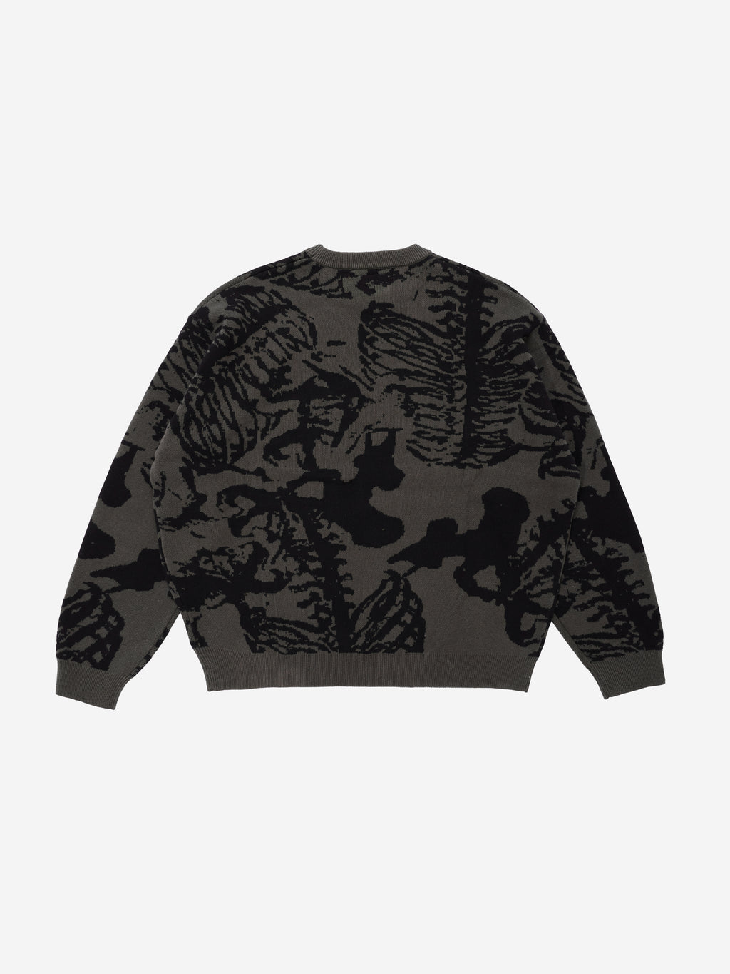 Skeleton Knit - Dark Olive