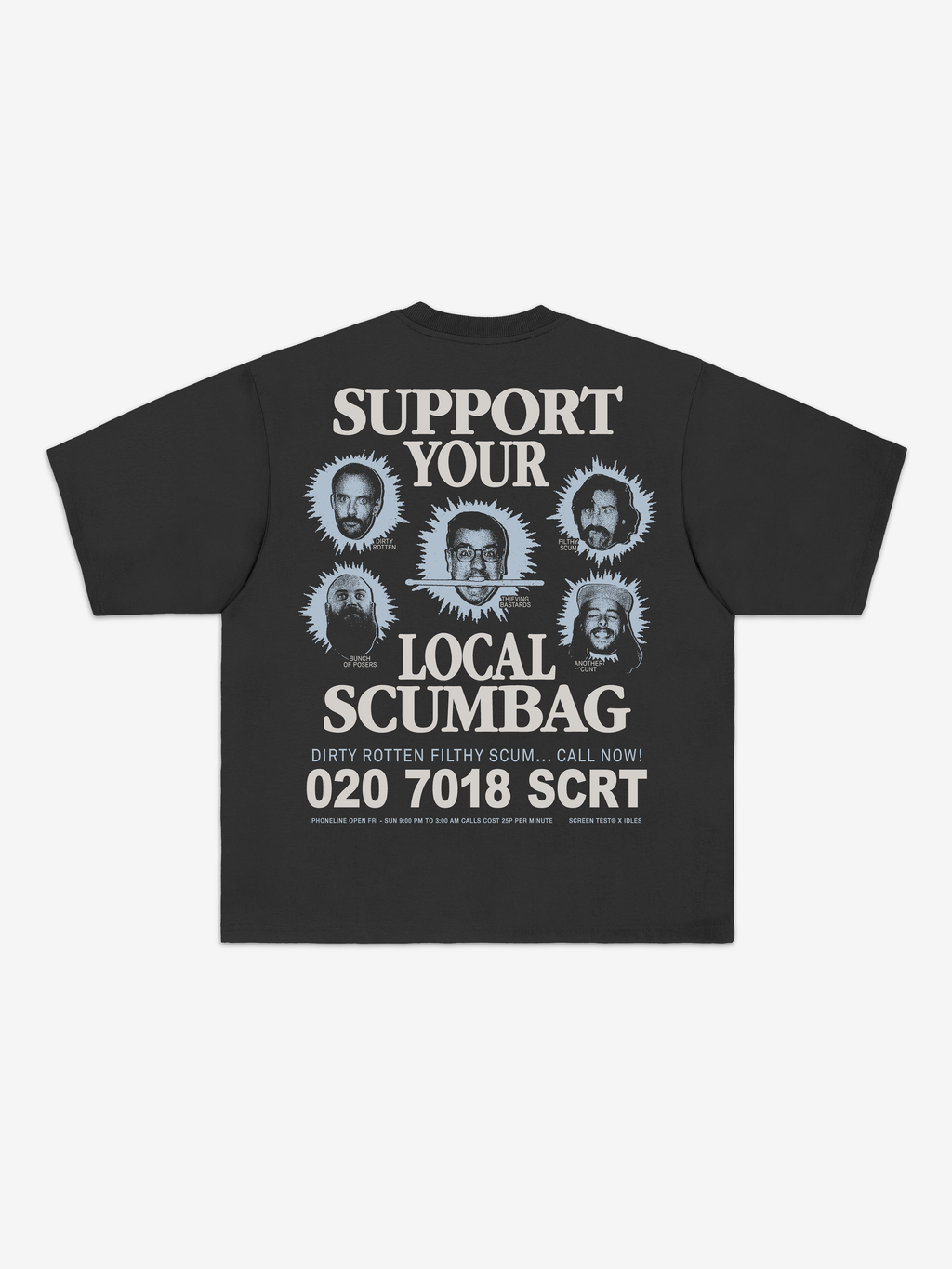 Scumbag T-Shirt - Washed Black