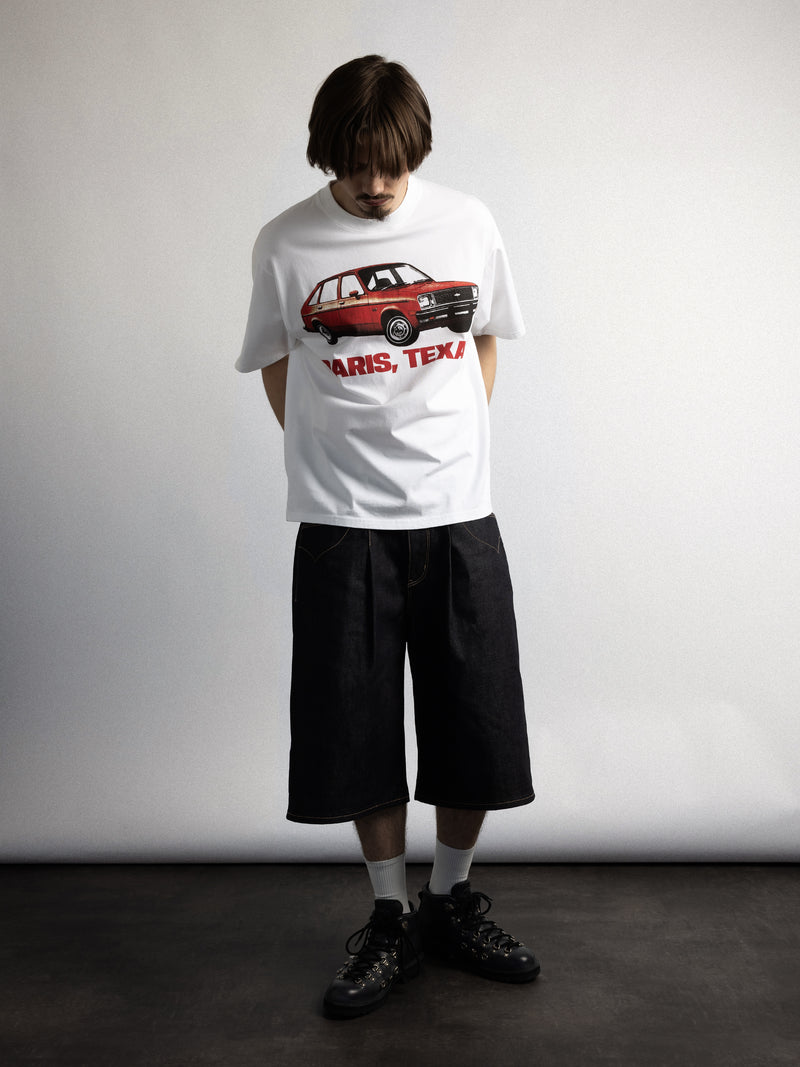 セルビッジデニムワイドショーツ – SCRT