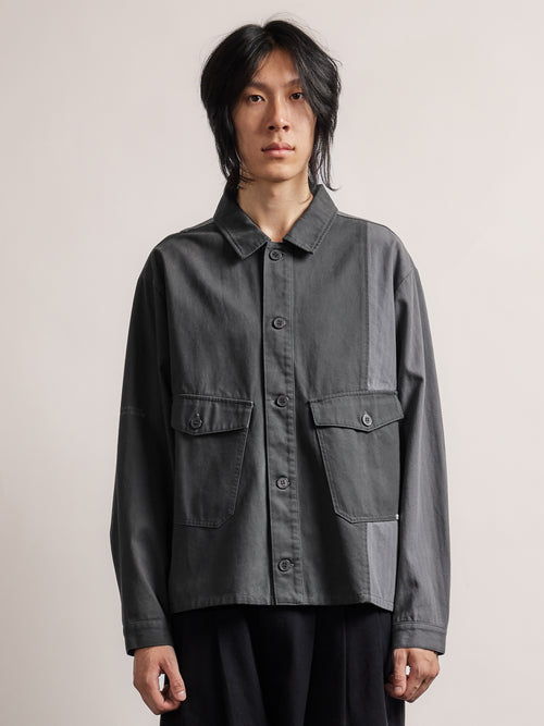 Temporal Overshirt - Dusty Blue