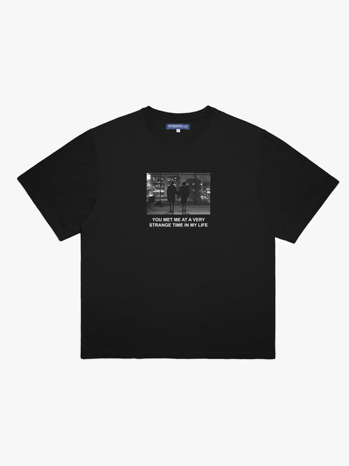 T-Shirt Strange Time - Noir