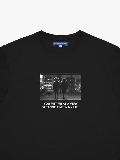 T-Shirt Strange Time - Noir
