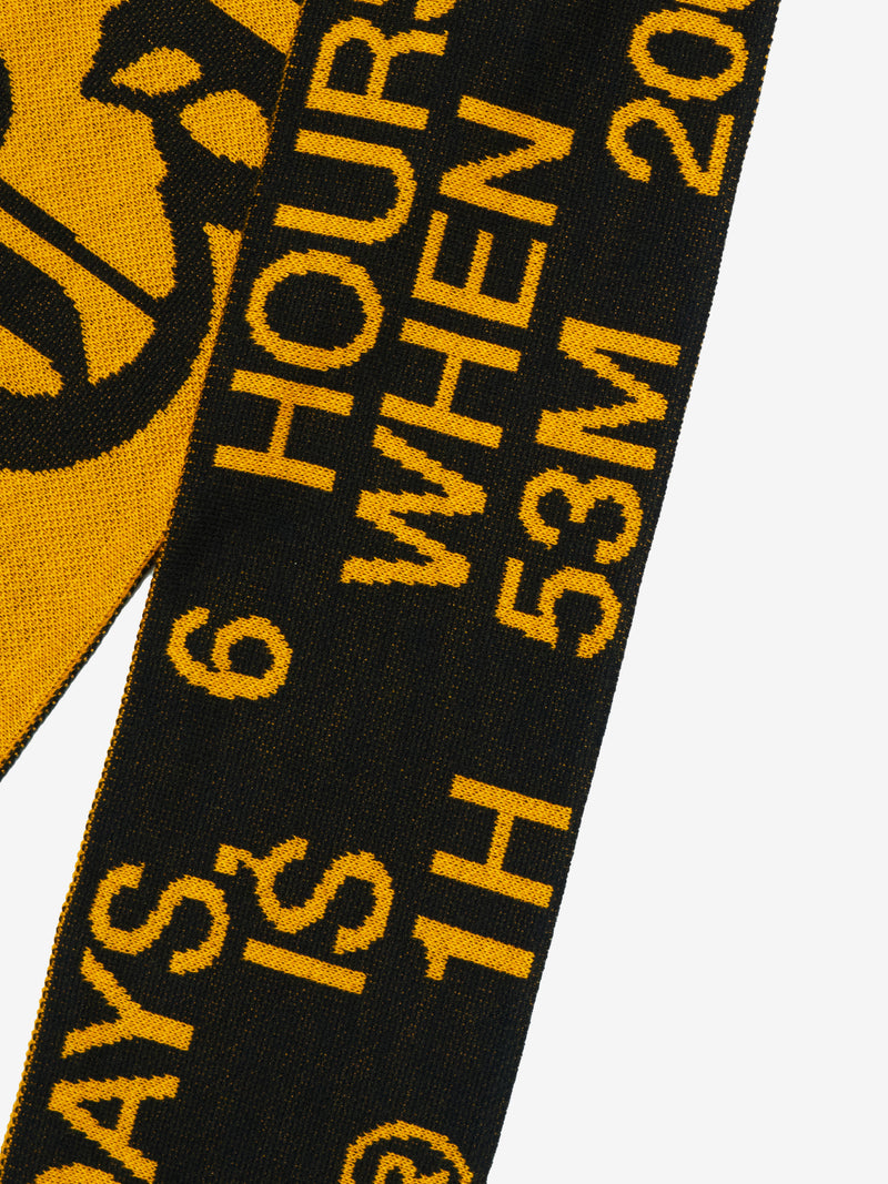 Tangent Universe Scarf - Black/Yellow