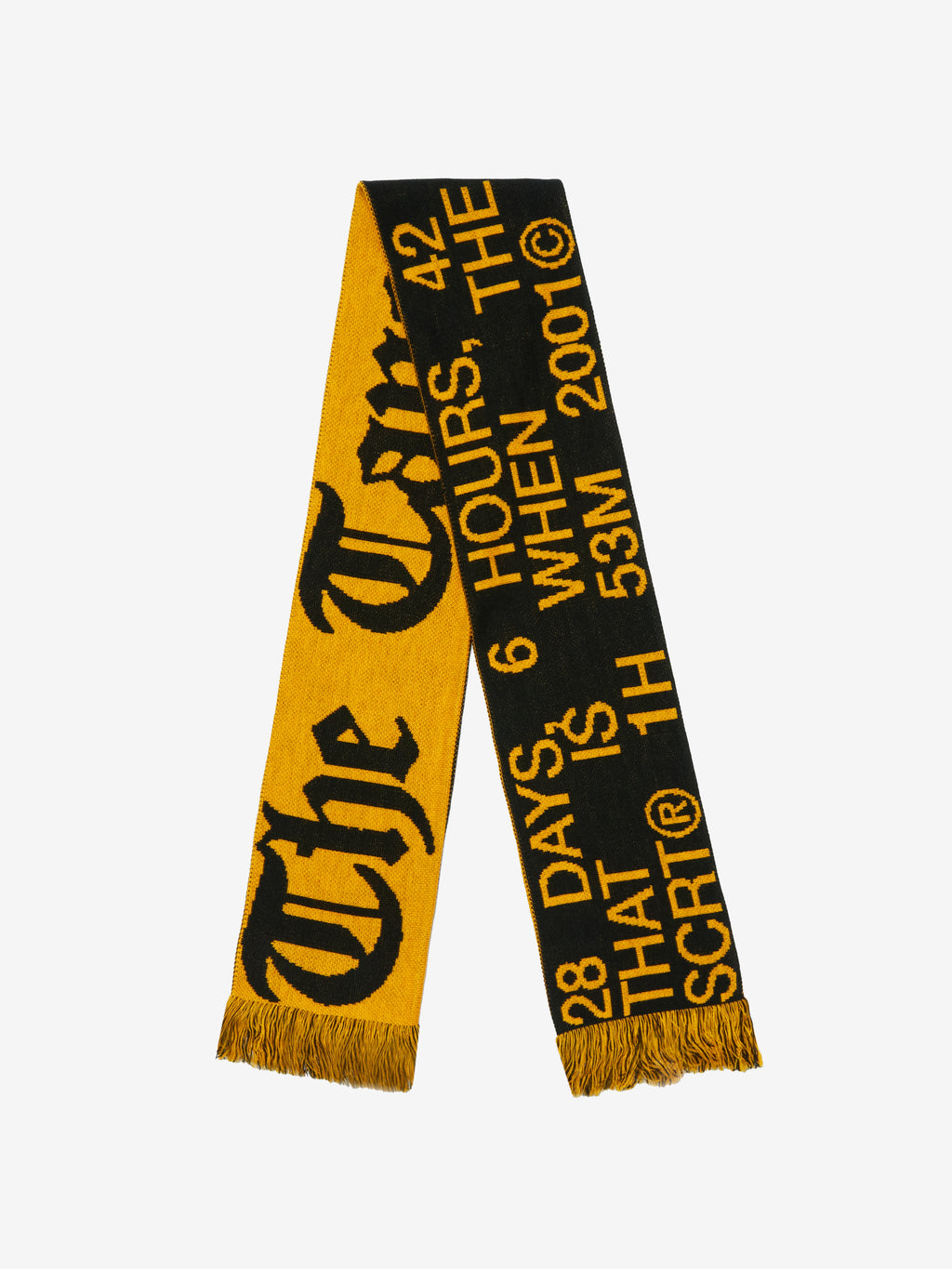 Tangent Universe Scarf - Black/Yellow