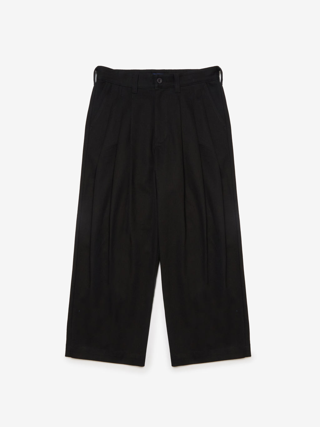 Triple Pleat Trouser - Black