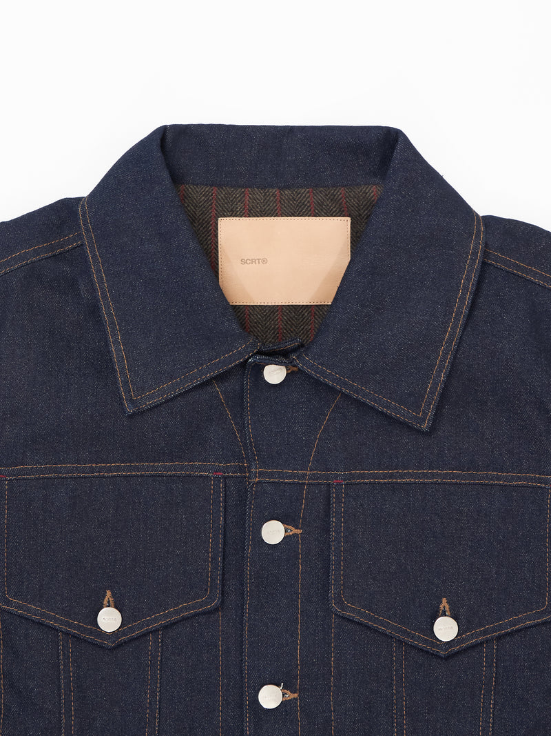 Blanket-Lined Type-3 Denim Jacket - Indigo