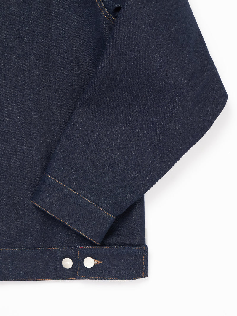 Blanket-Lined Type-3 Denim Jacket - Indigo