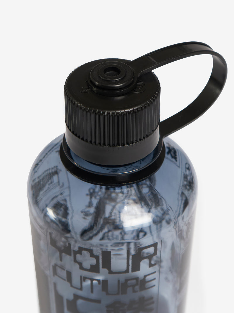 Your Future Is Metal Water Bottle - Carbon