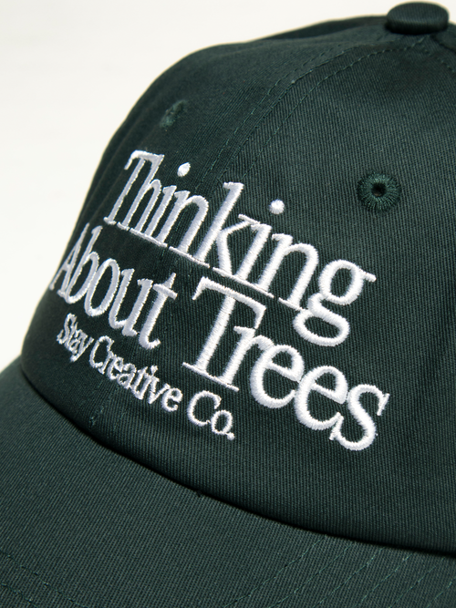 Thinking About Trees Cap - Pine Green