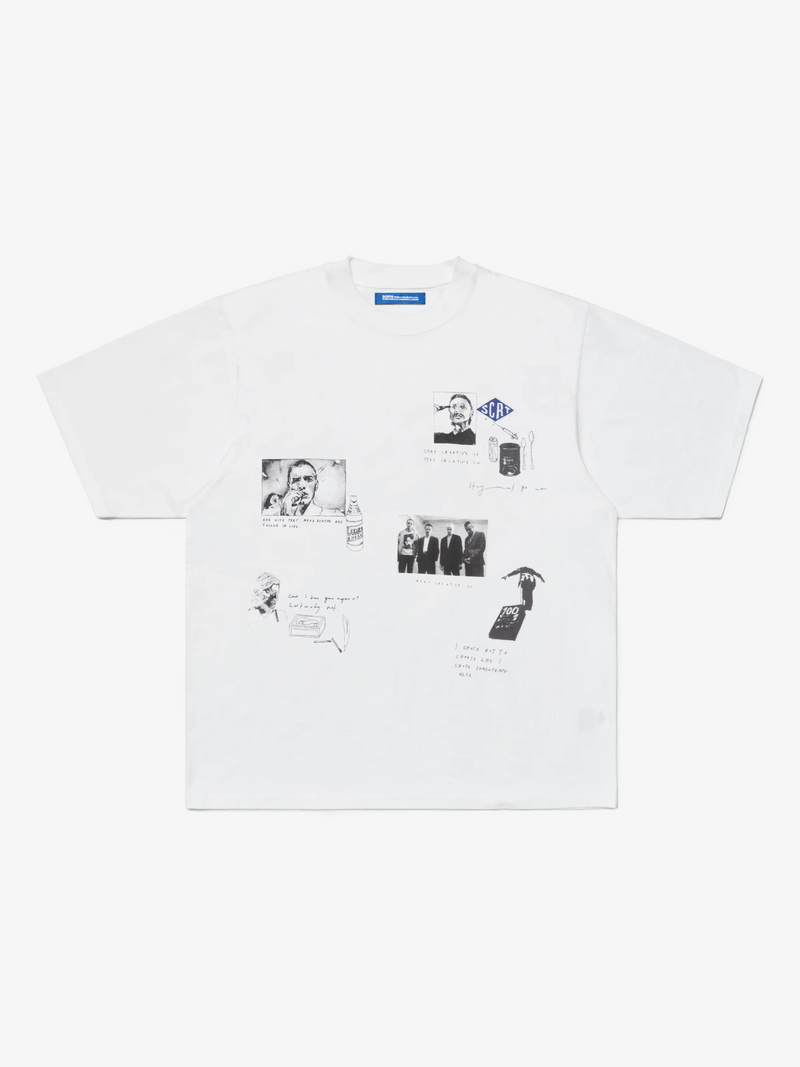 Deep Blue Day T-Shirt - White