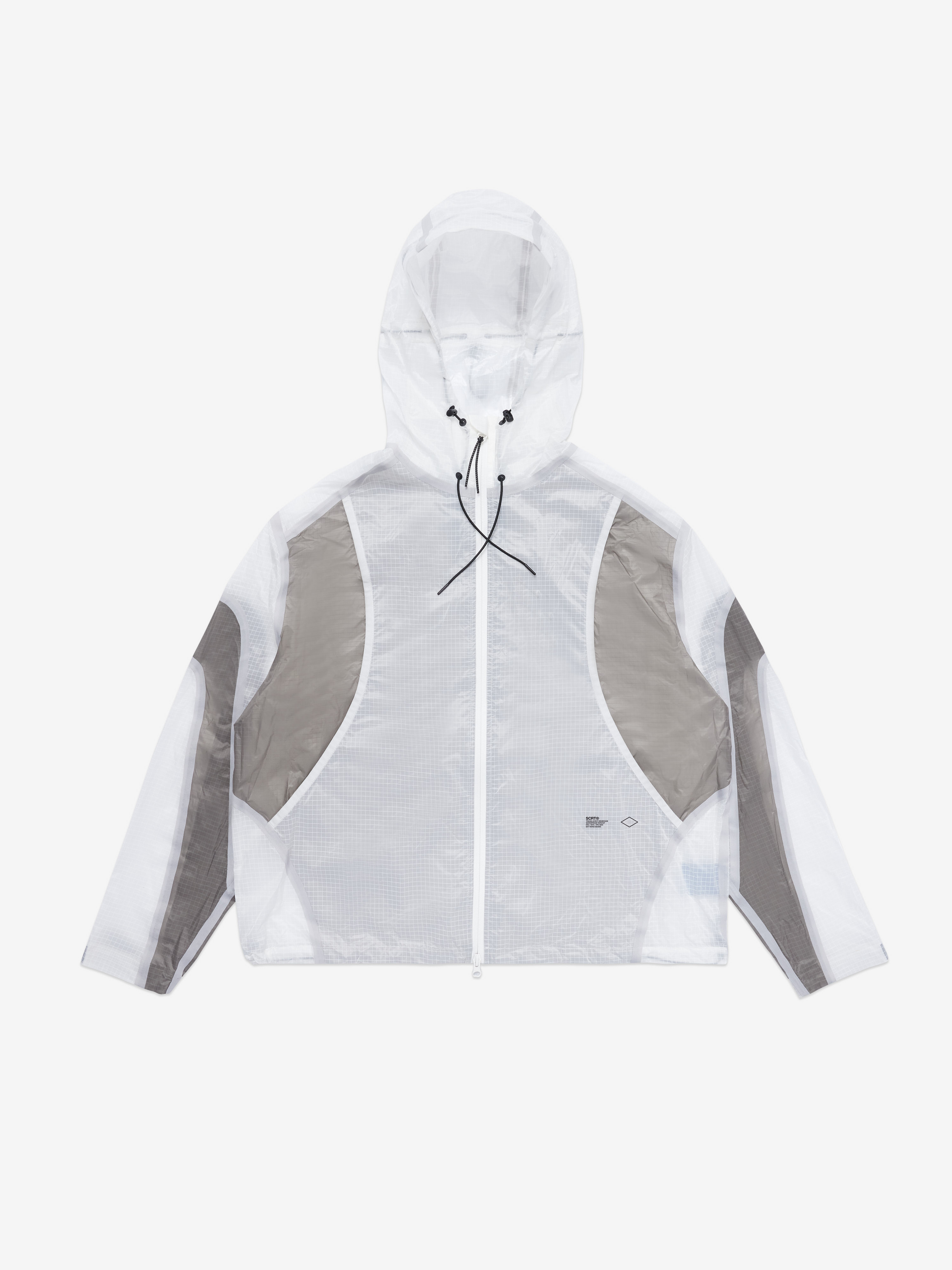 Translucent Shall Translucent Shell Jacket - White – SCRT