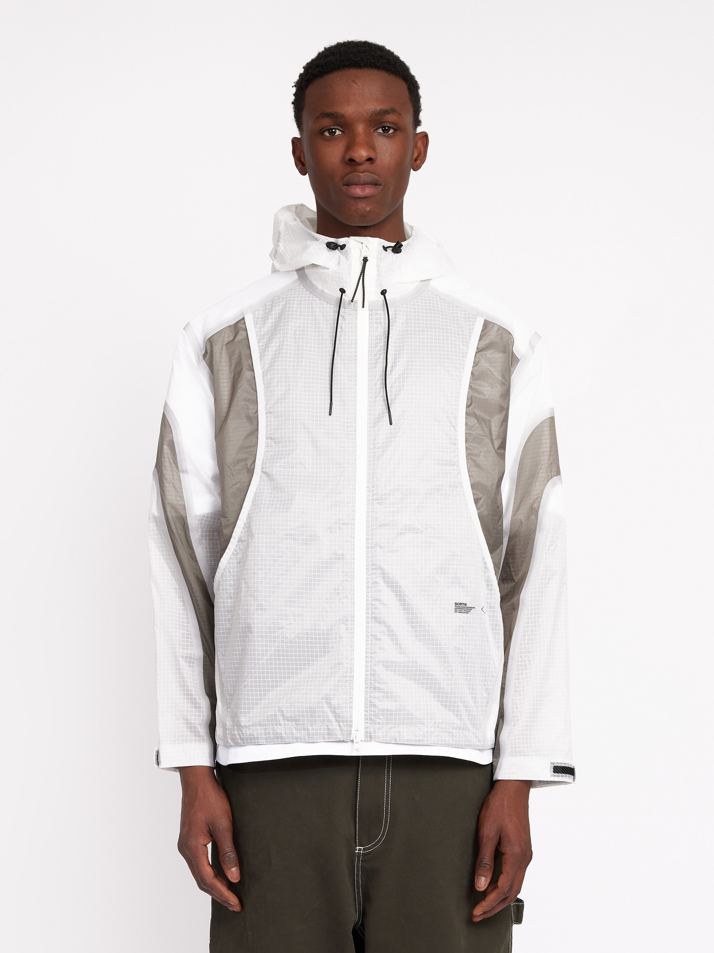 Translucent Shall Translucent Shell Jacket - White – SCRT