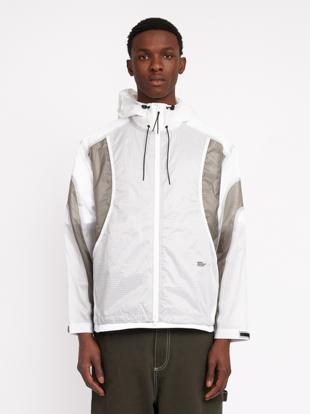 Translucent Shell Jacket - White β SCRT