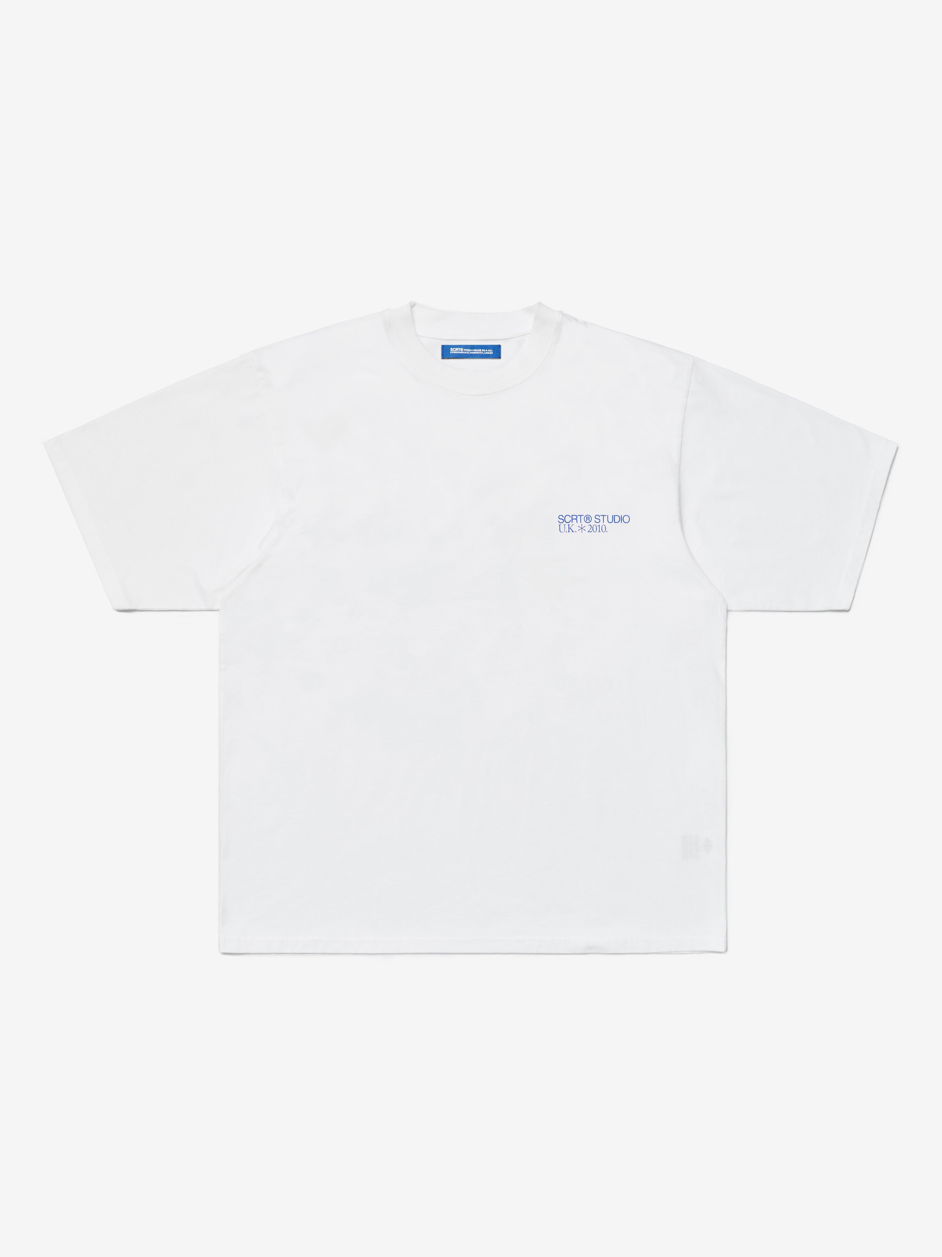 SCRT® デザインスタジオ Tシャツ - ホワイト