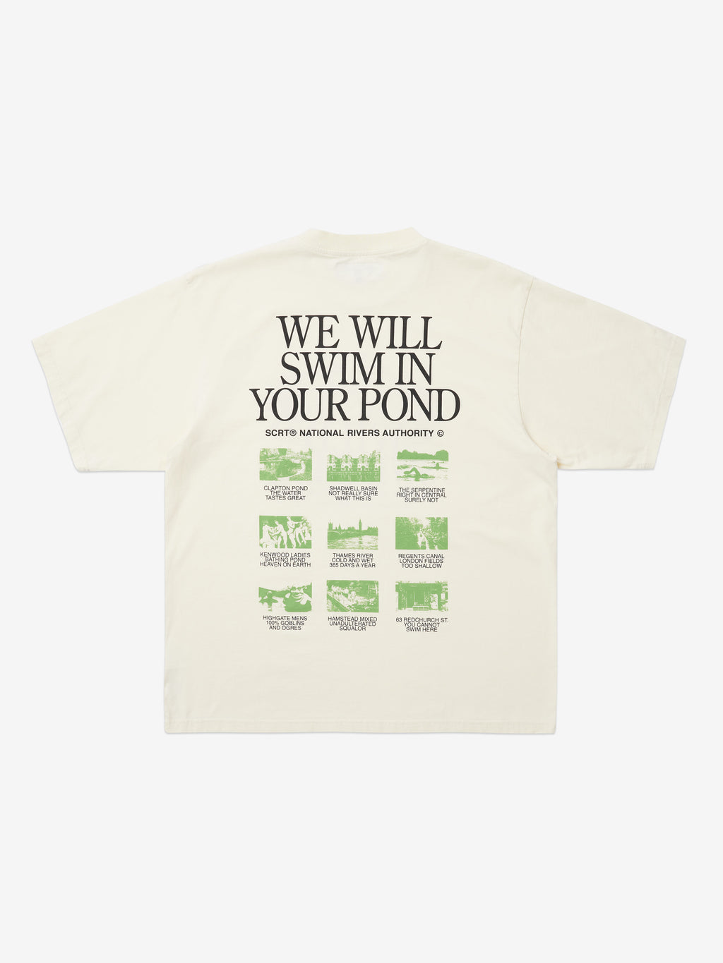 Wild Swimmer T-Shirt - Off White