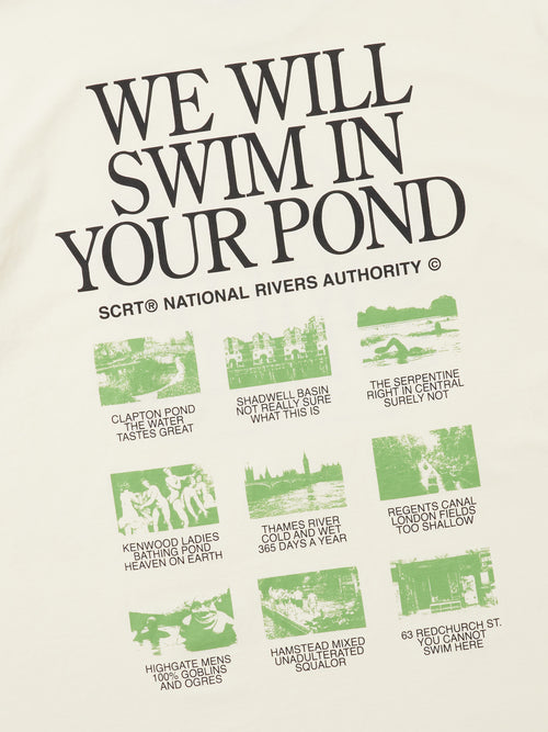Wild Swimmer T-Shirt - Off White