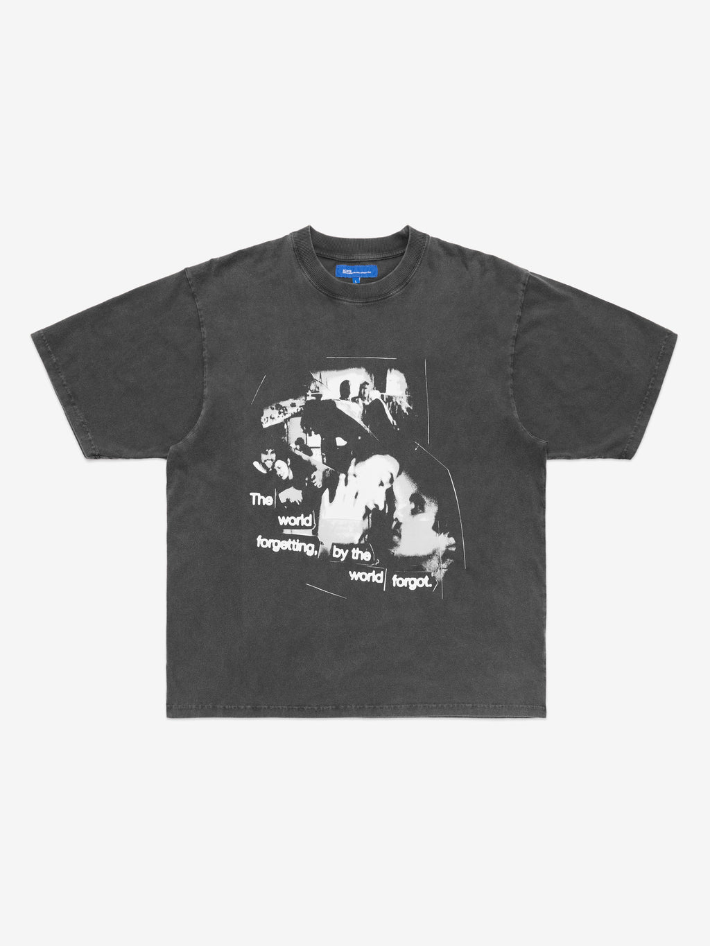 World Forgetting T-Shirt - Garment Dyed Black