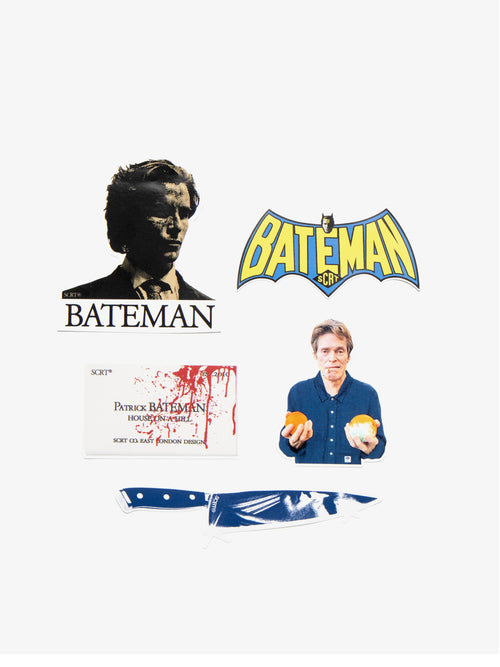 Bateman-Aufkleber-Set