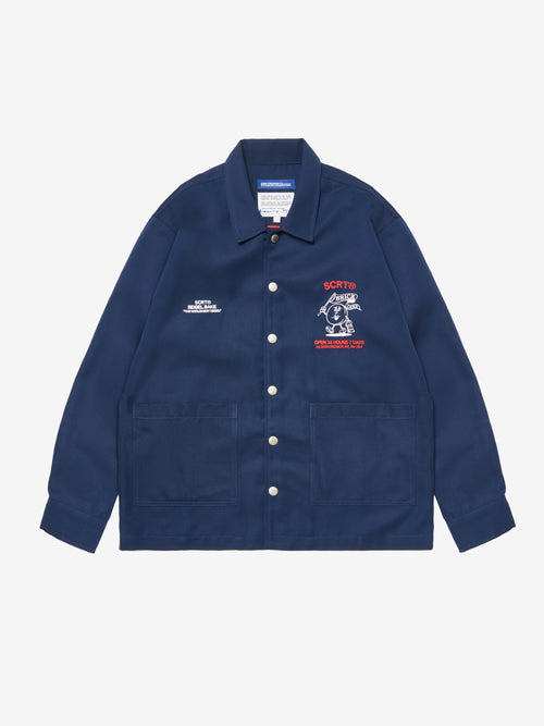 Beigel Bake Overshirt - Navy